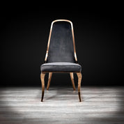 milano rg black modern dining chair