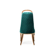 milano rg green luxury 7 dining chair