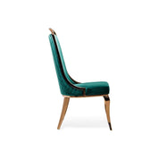 milano rg green stylish 7 dining chair