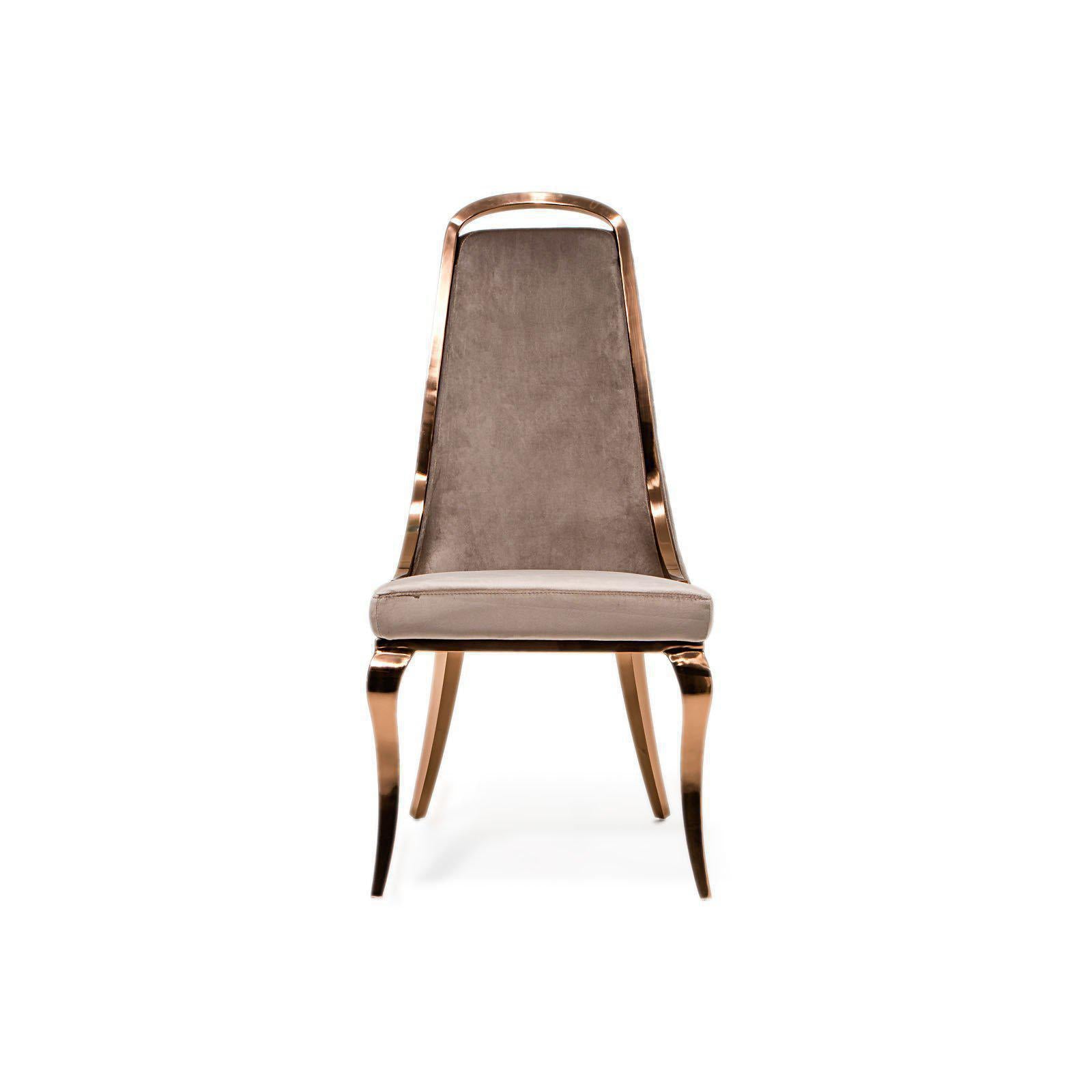 milano rg taupe dining chair