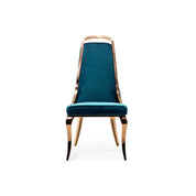 milano rgss dark blue dining chair