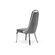 milano silver gray allamoda 7 dining chair