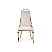 Modena Titanium Gold Dining Chair