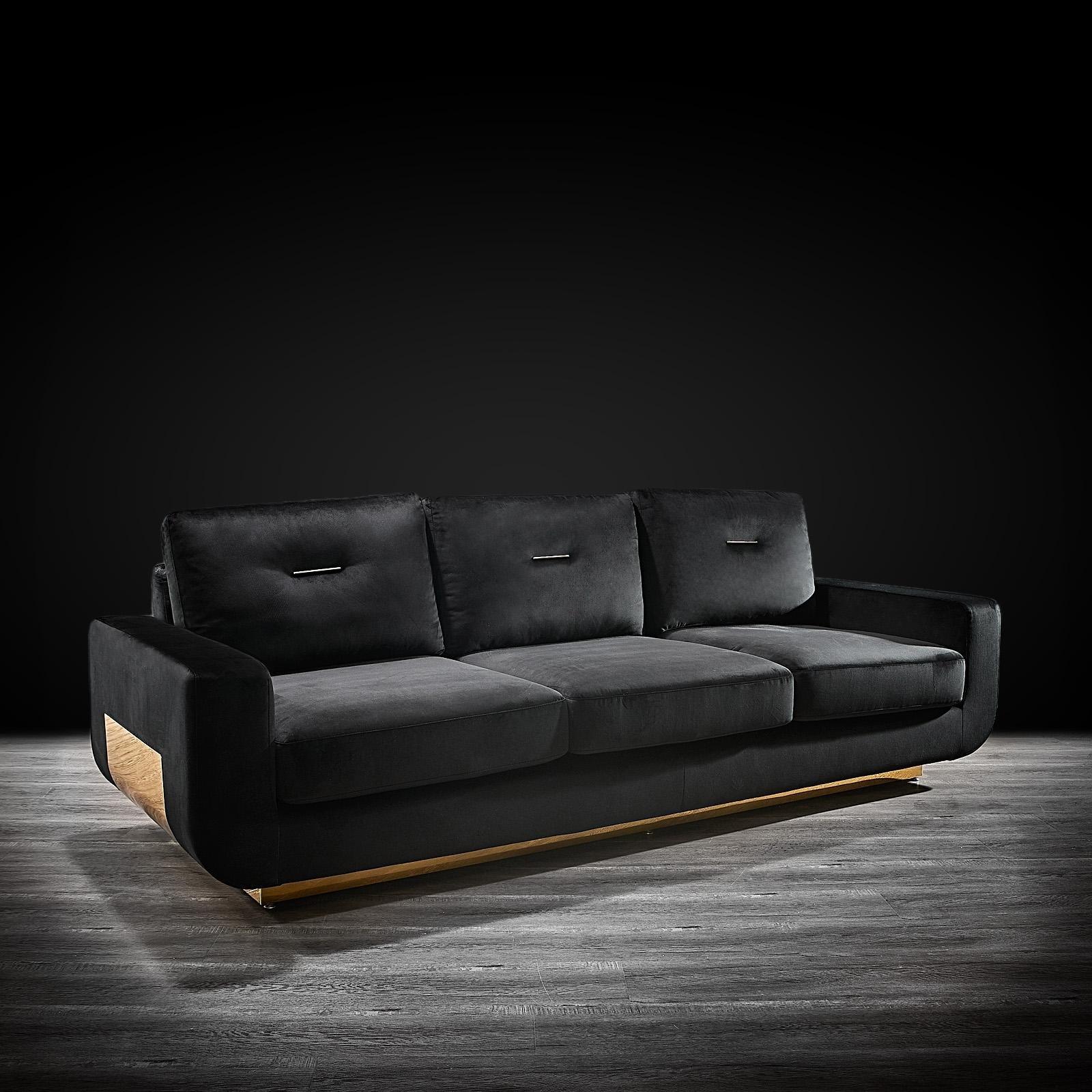 milano tgss black allamoda 2 sofa set