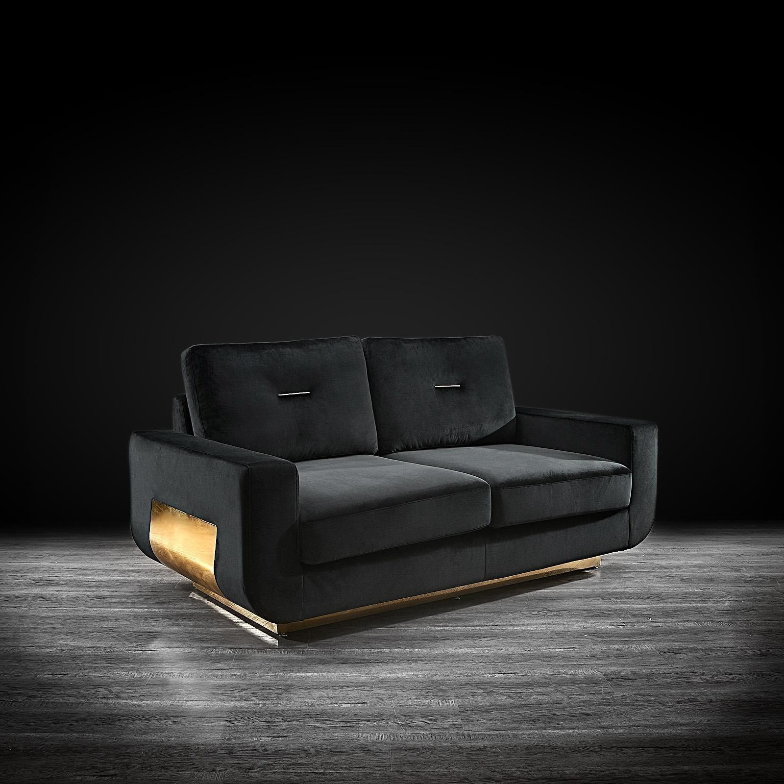 milano tgss black allamoda 3 sofa set