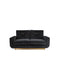 milano tgss black modern 8 sofa set