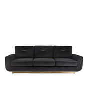 Milano Black Sofa Set