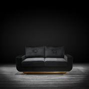 milano tgss black stylish 3 sofa set