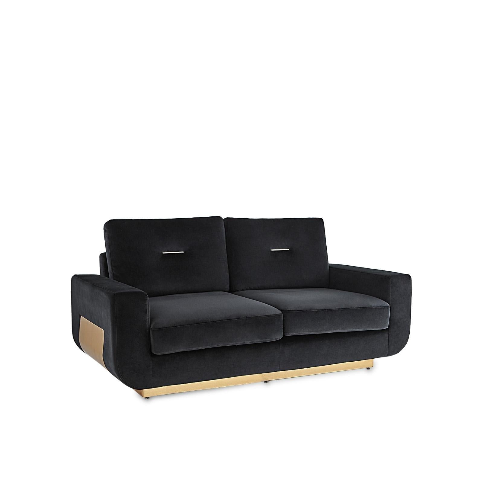 milano tgss black stylish 8 sofa set