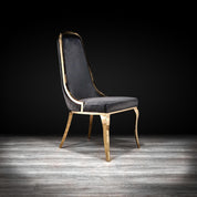 milano tgss black stylish dining chair