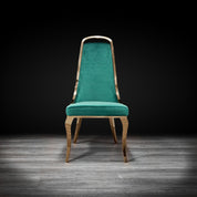 milano tgss dark green modern dining chair