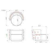 mino gray ax15 sectional