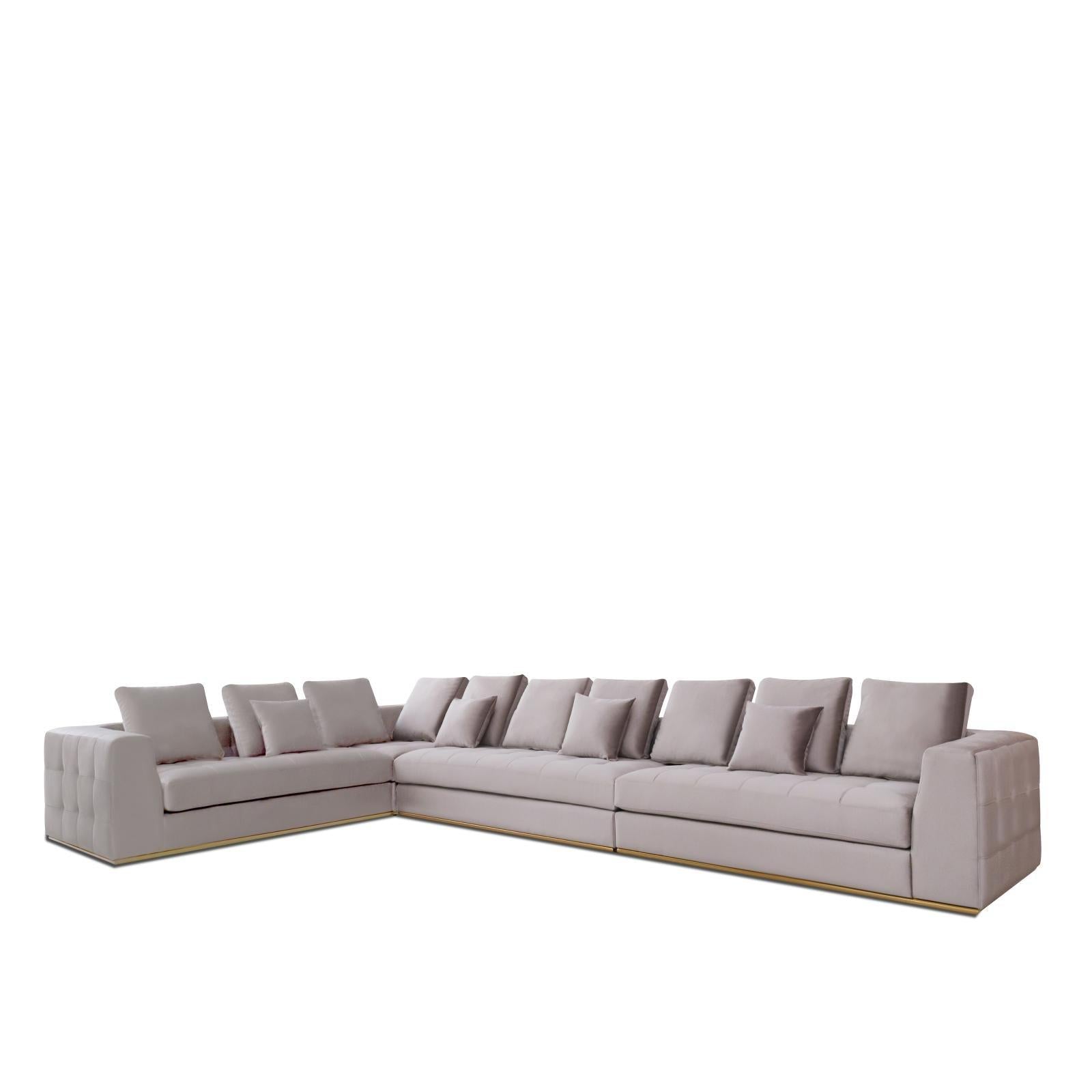 mino gray stylish 7 sectional