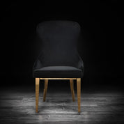 modena tgss black stylish dining chair