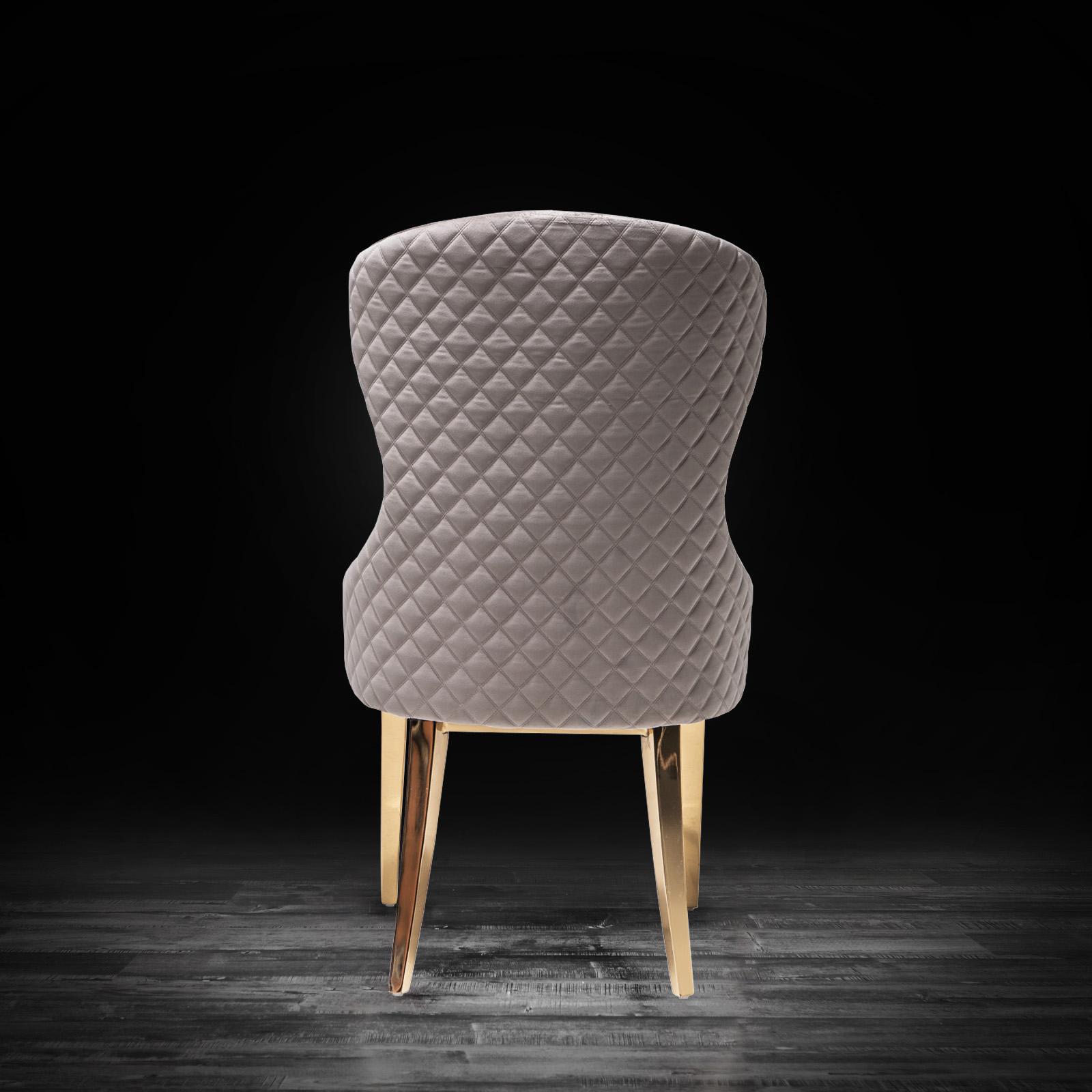 modena tgss taupe luxury dining chair