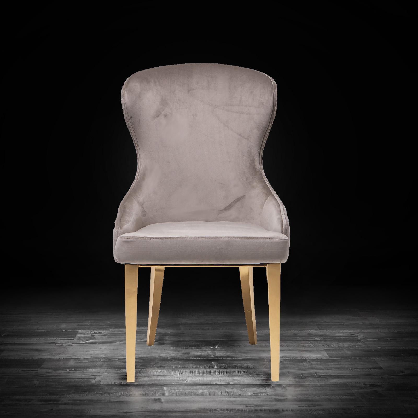 modena tgss taupe stylish dining chair