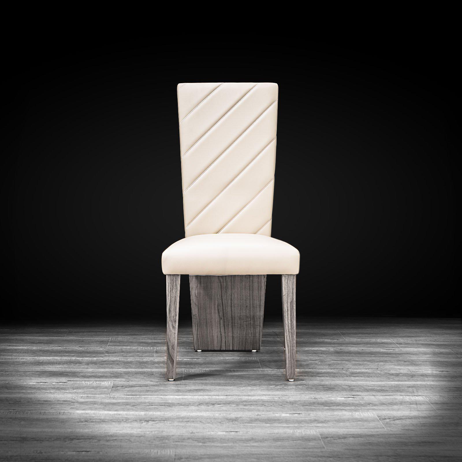 monaco lux taupe modern dining chair