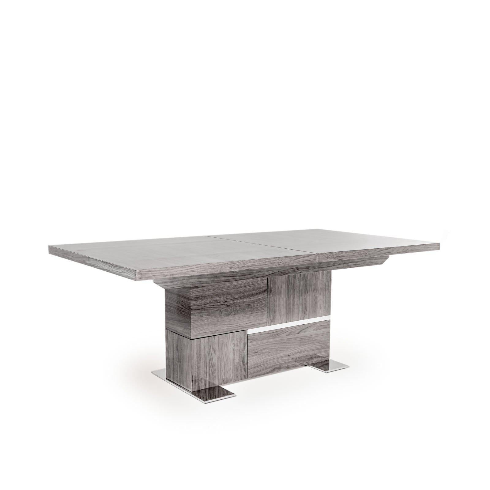 monaco taupe dining table