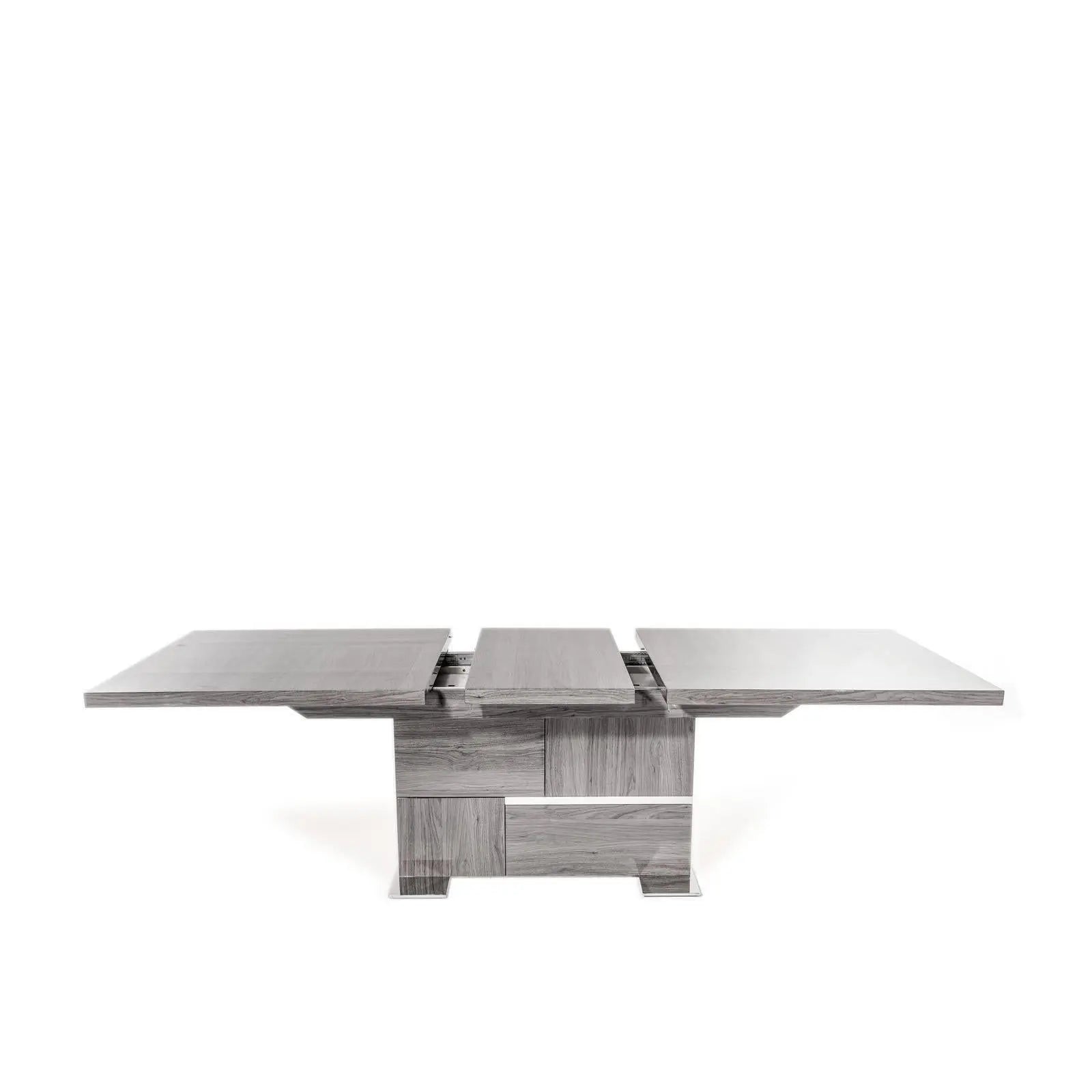 monaco taupe luxury 7 dining table