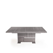 monaco taupe modern 7 dining table