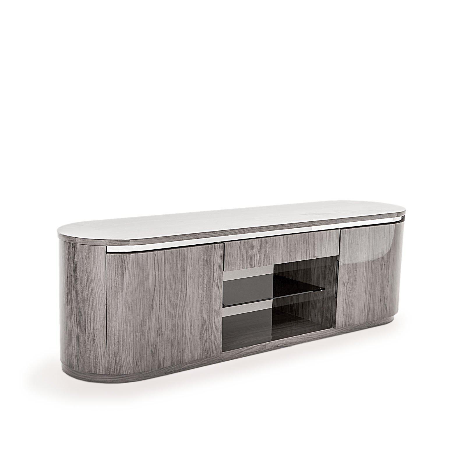 monaco taupe modern 8 tv stand