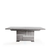 monaco taupe stylish 7 dining table