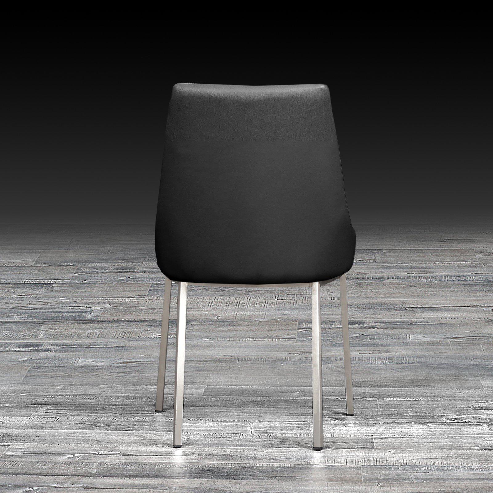 monroe black luxury dining chair