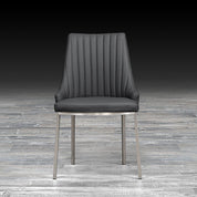 monroe black modern dining chair