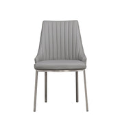 monroe gray dining chair