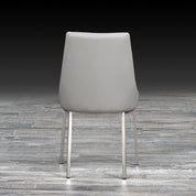 monroe gray luxury dining chair