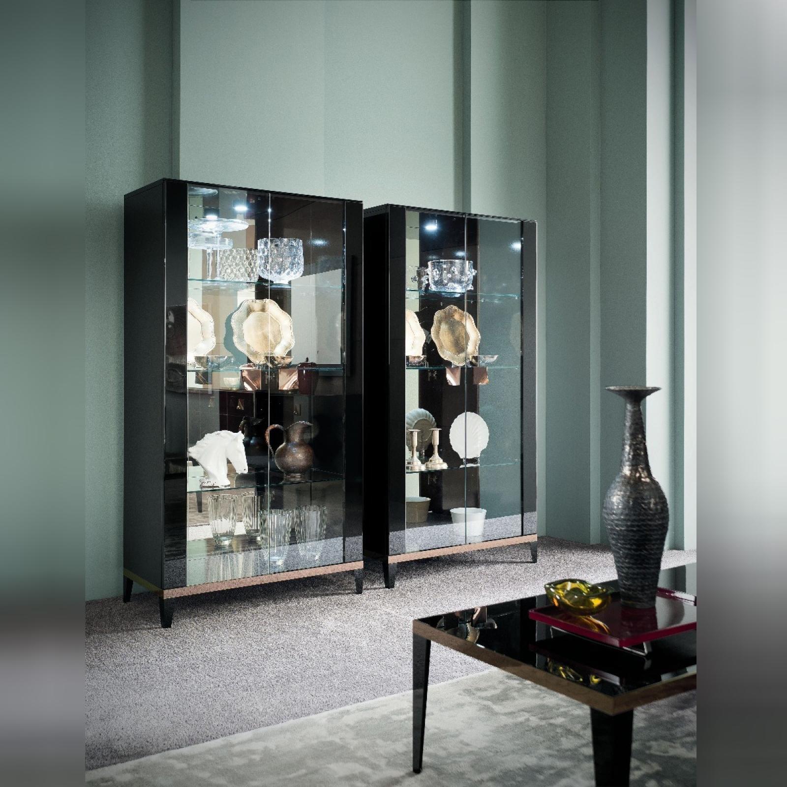 mont noir 2 door modern curio