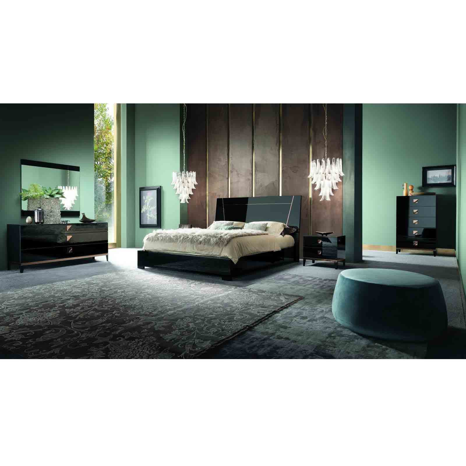 mont noir cal king stylish bed