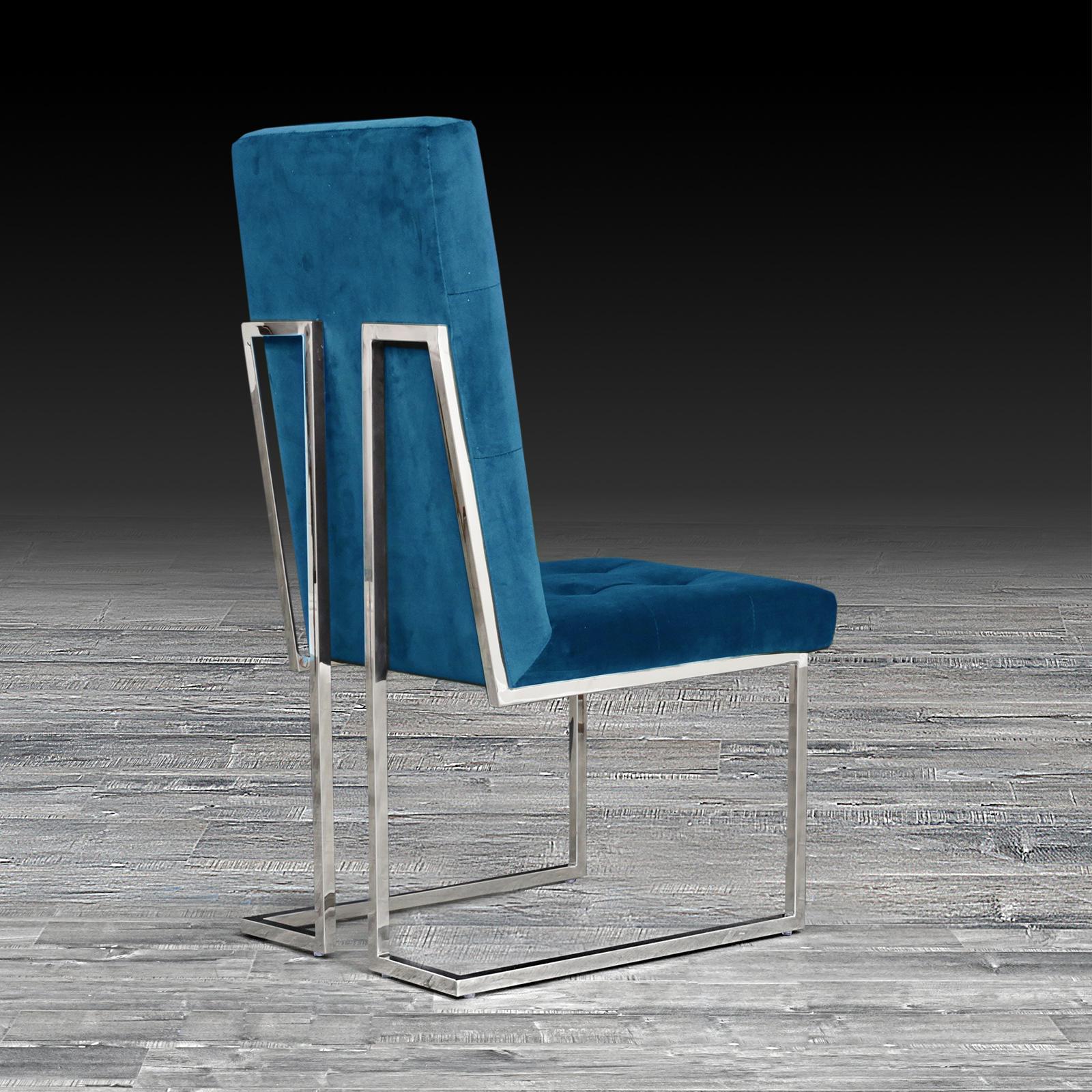 new cameron blue silver allamoda dining chair