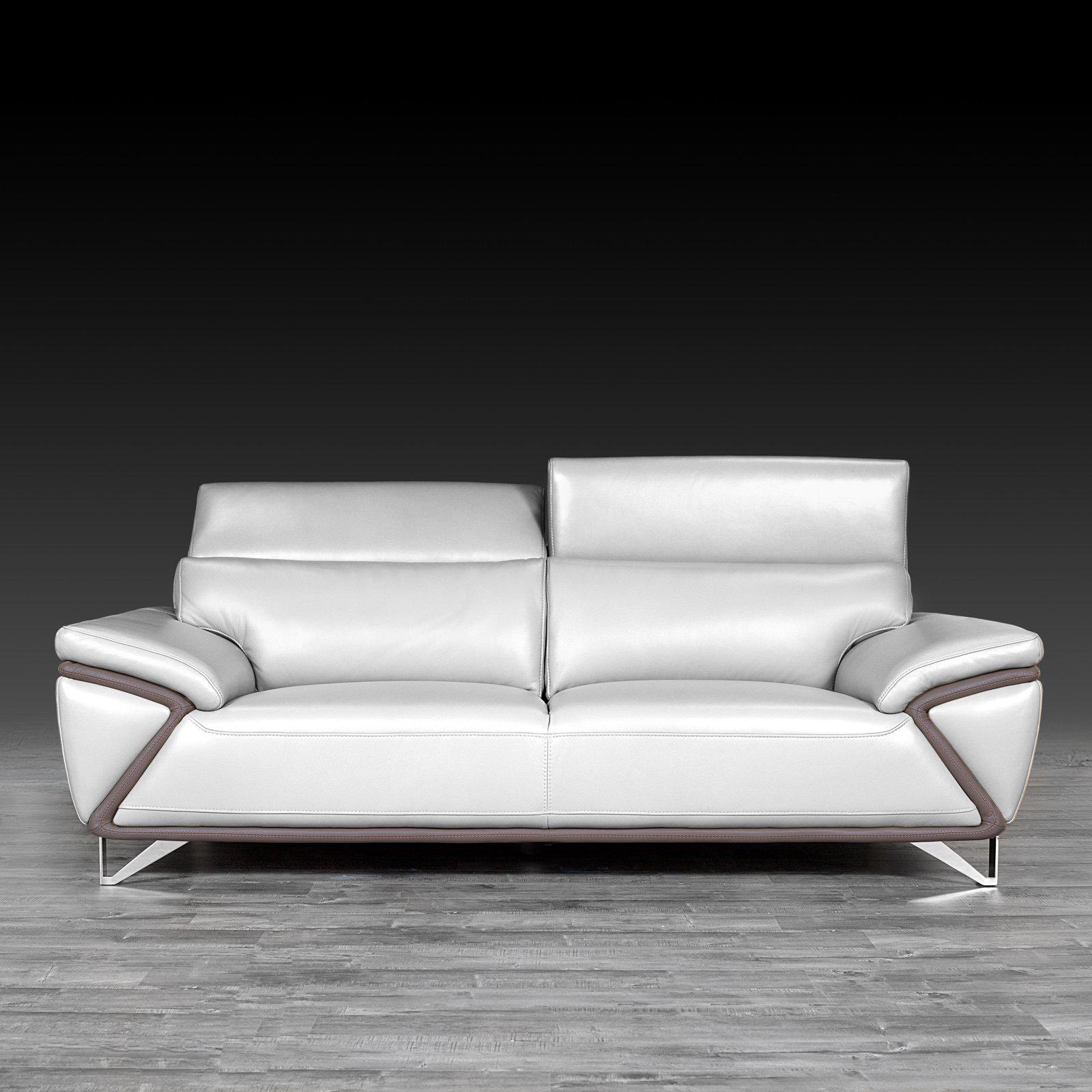 new dante light gray modern sofa set