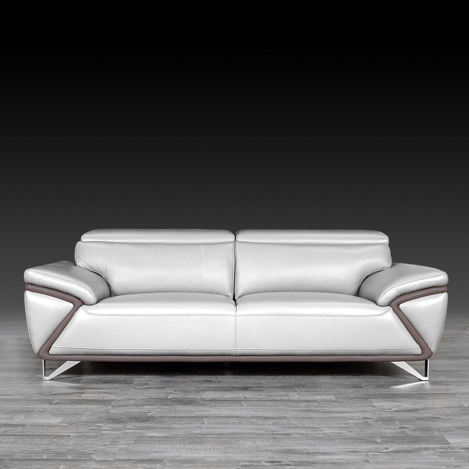 new dante light gray sofa set