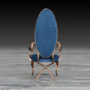 new wonderland rg blue luxury dining chair