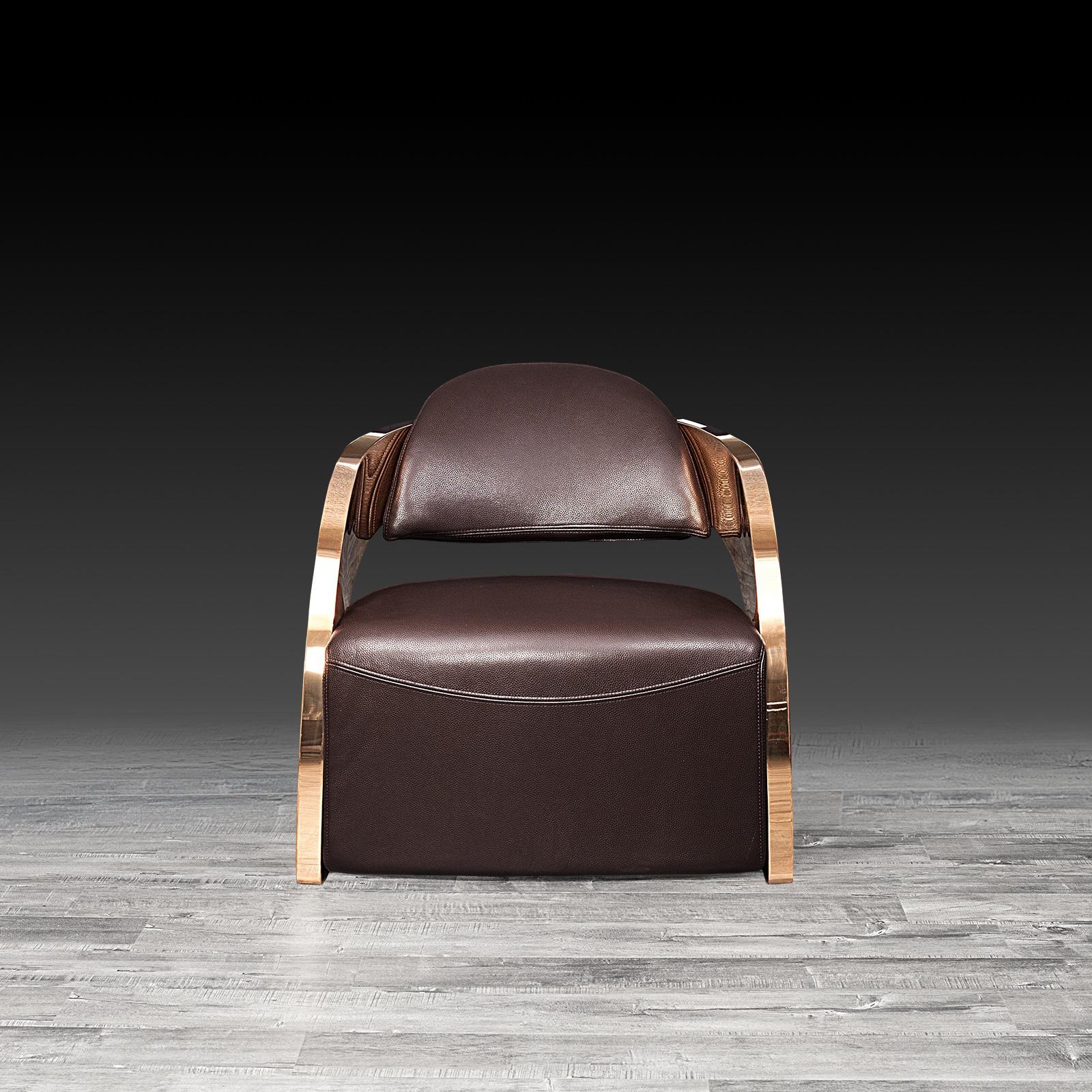 new zetta rg brown modern accent chair