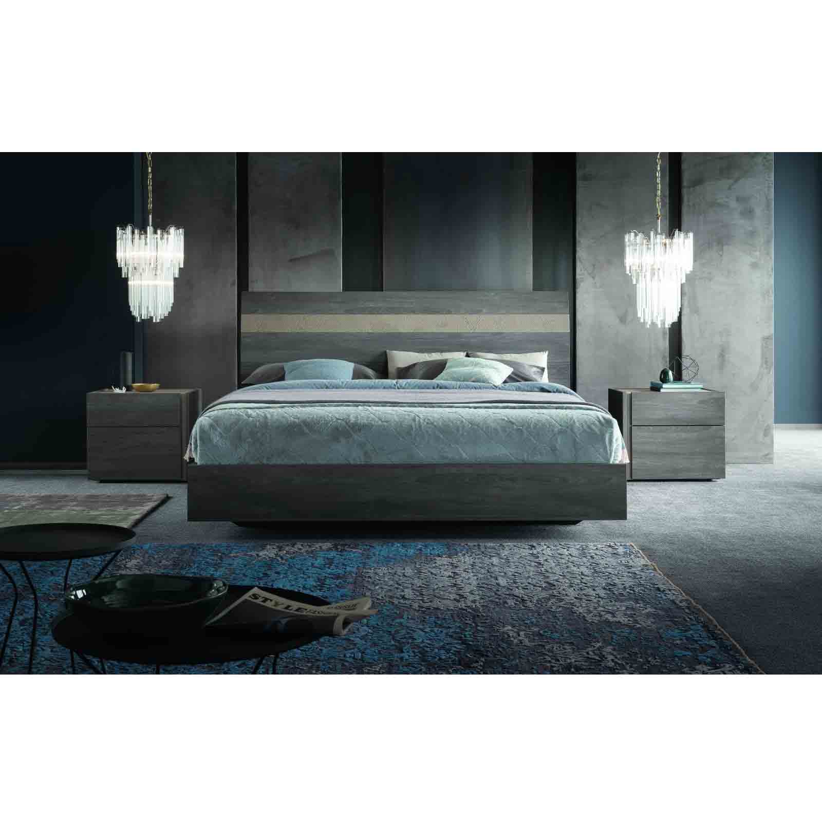 nizza cal king modern bed