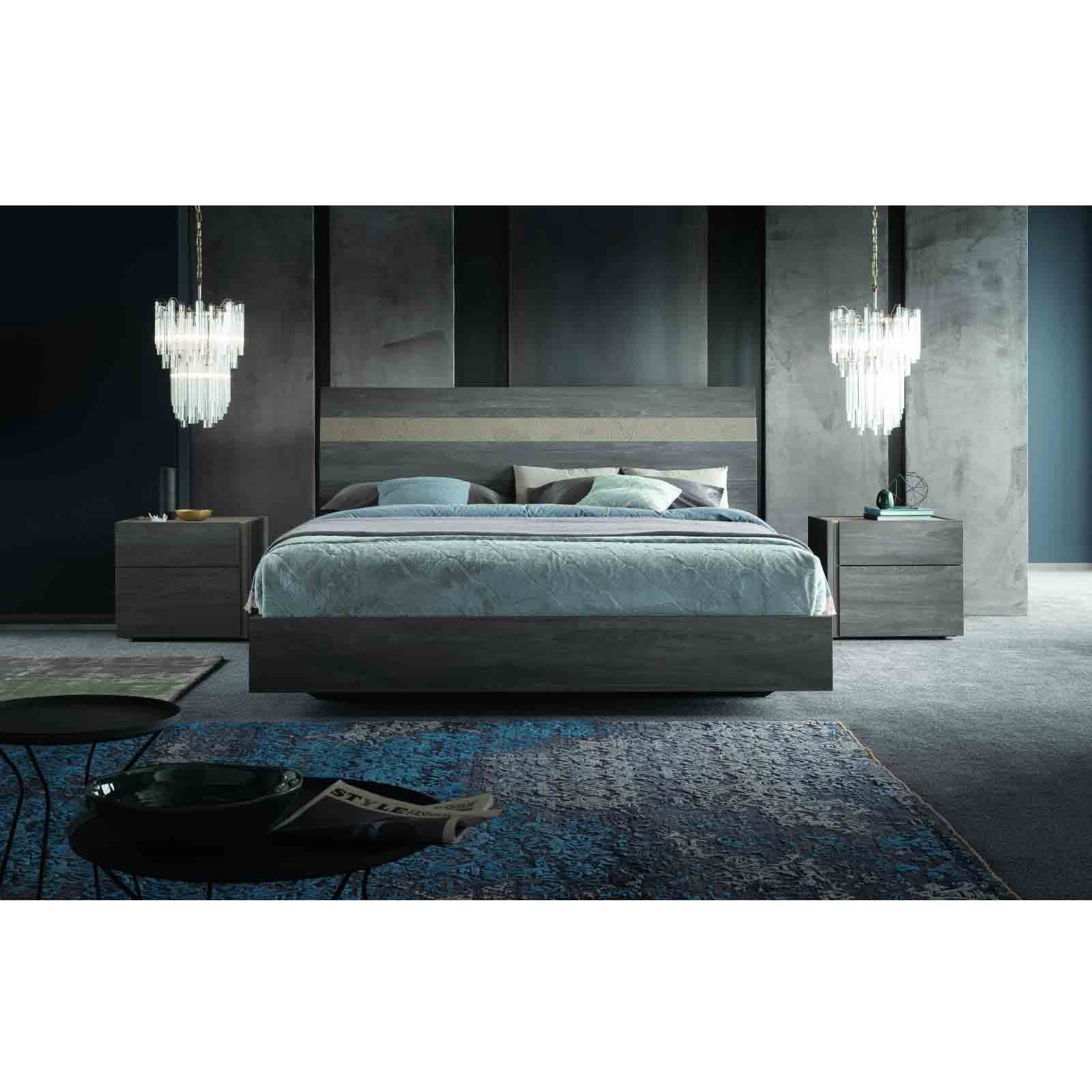 nizza queen modern bed