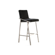 nolan black modern 7 bar stool