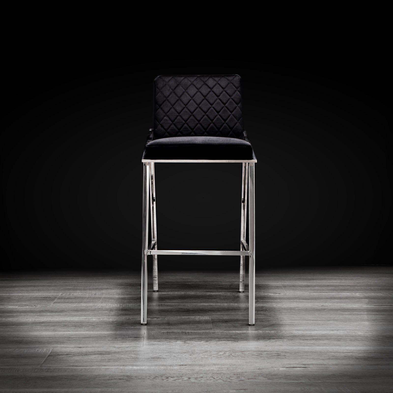 nolan black modern bar stool