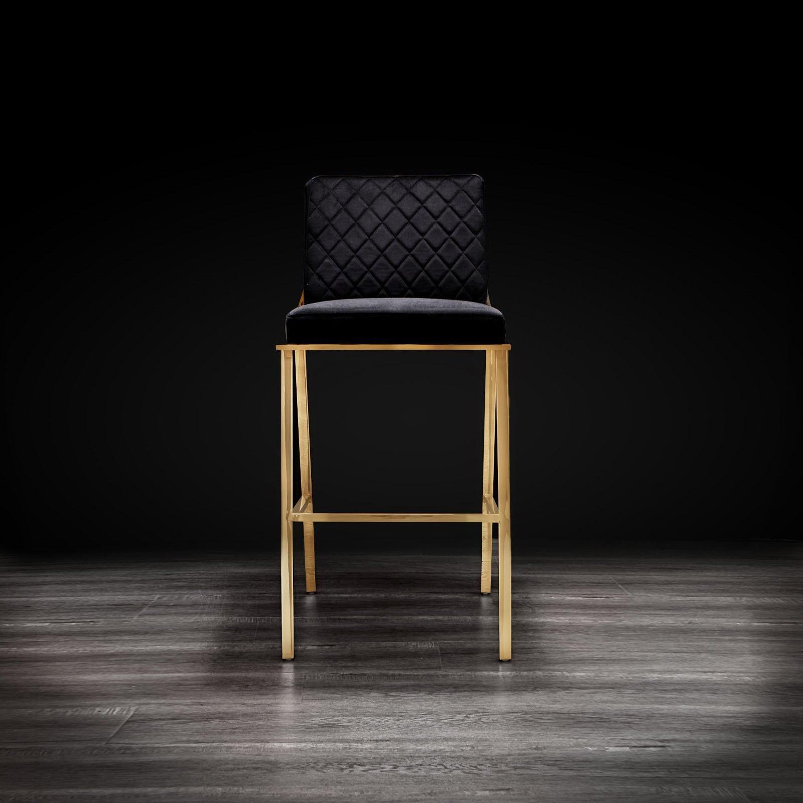 nolan brtgss black luxury counter stool