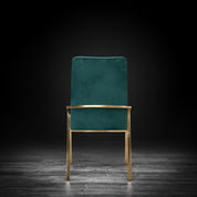 nolan chbr dark green luxury dining chair