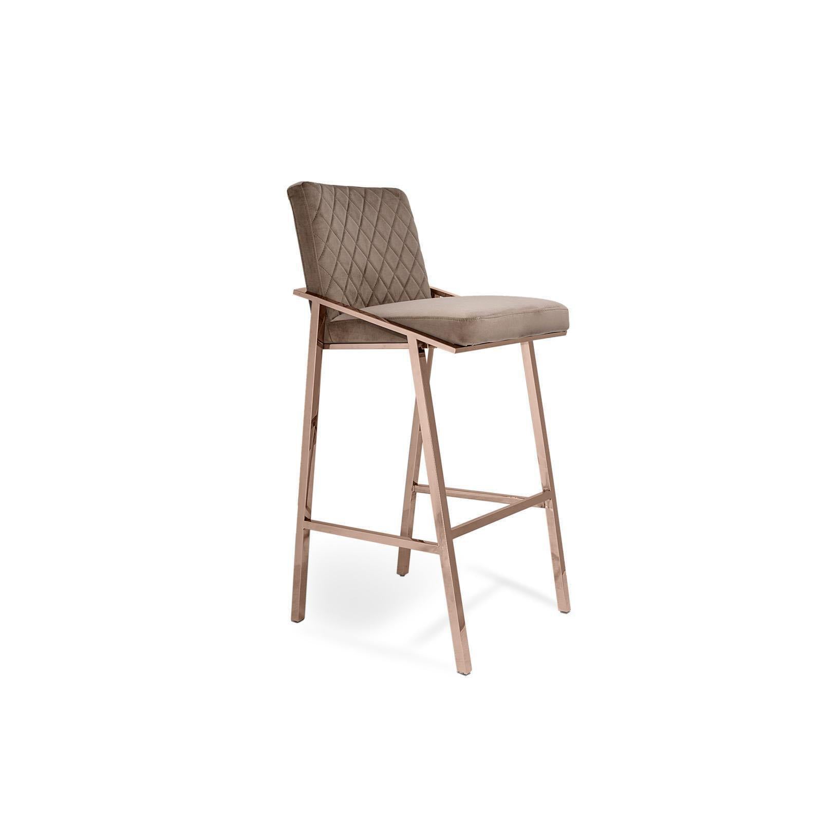 nolan rgss taupe stylish 7 bar stool