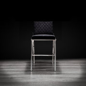 nolan silver black luxury counter stool