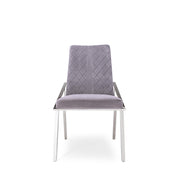 nolan silver gray dining chair