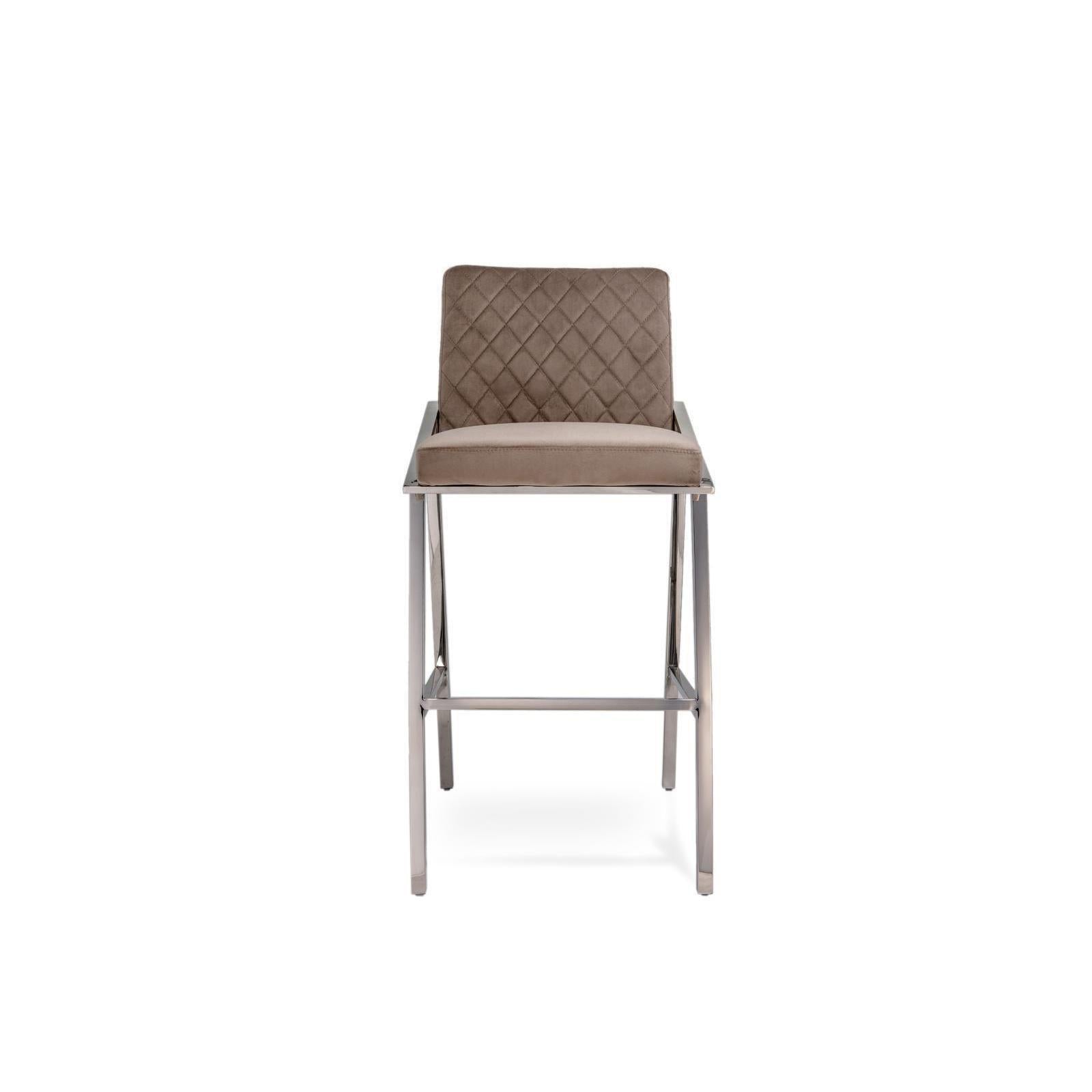 nolan silver taupe counter stool