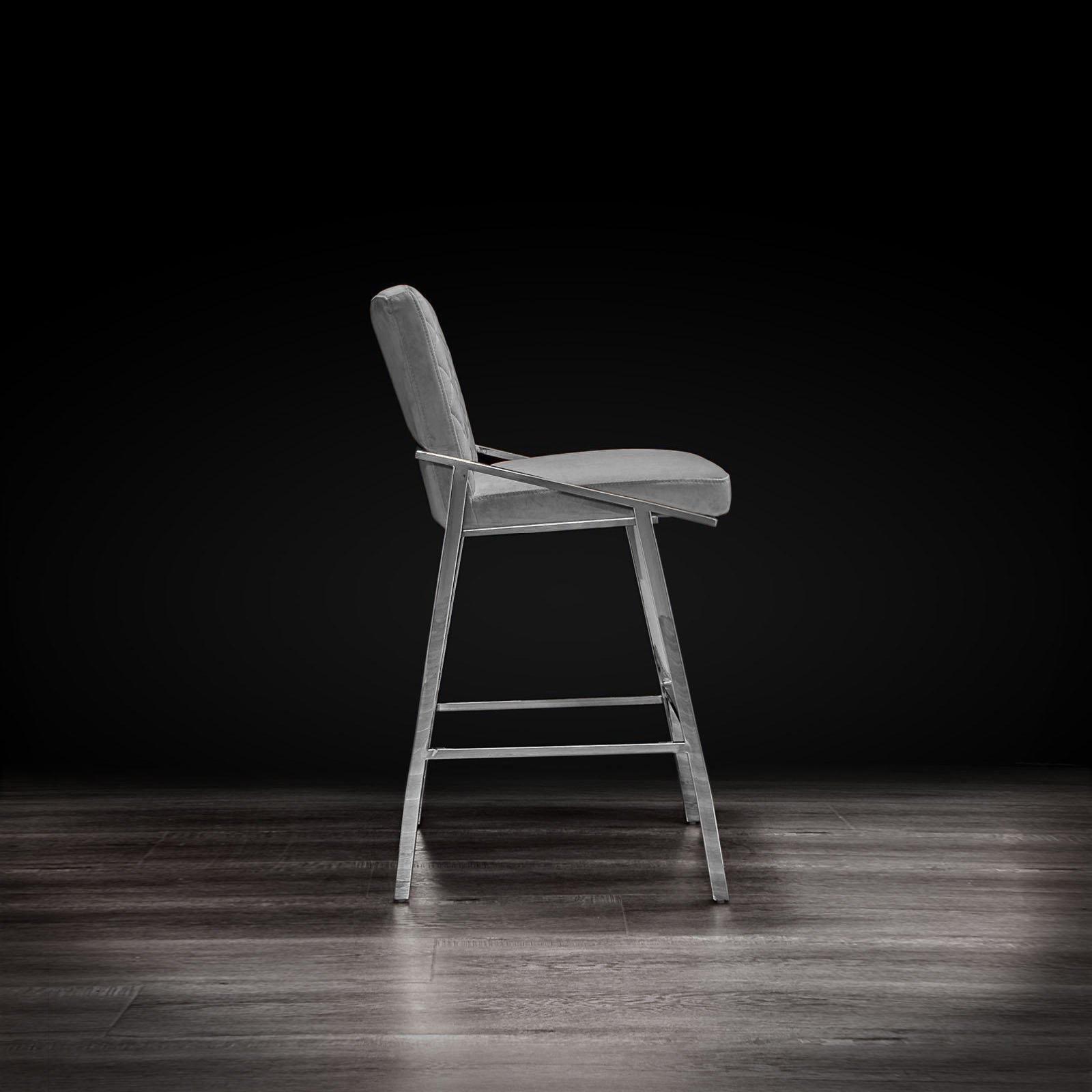 nolan ss gray luxury counter stool