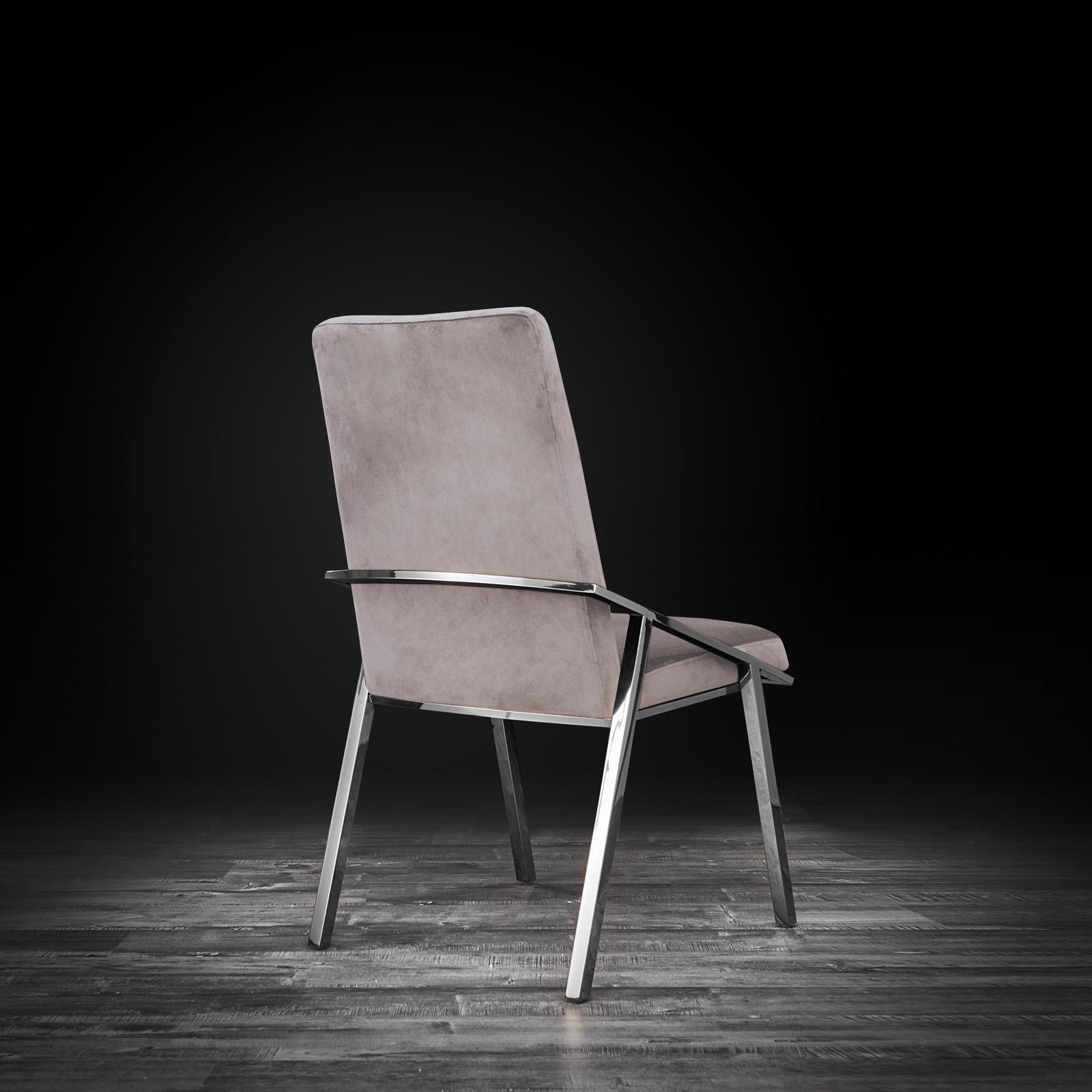 nolan ss taupe allamoda dining chair