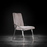 nolan ss taupe modern dining chair